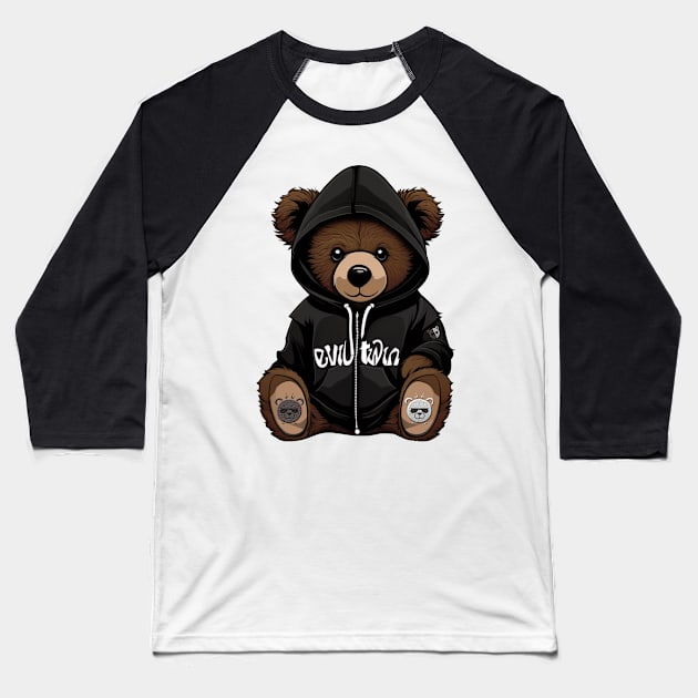 The Evil Twin Rebellion Teddy Collection [B1] Baseball T-Shirt by Angelic Gangster